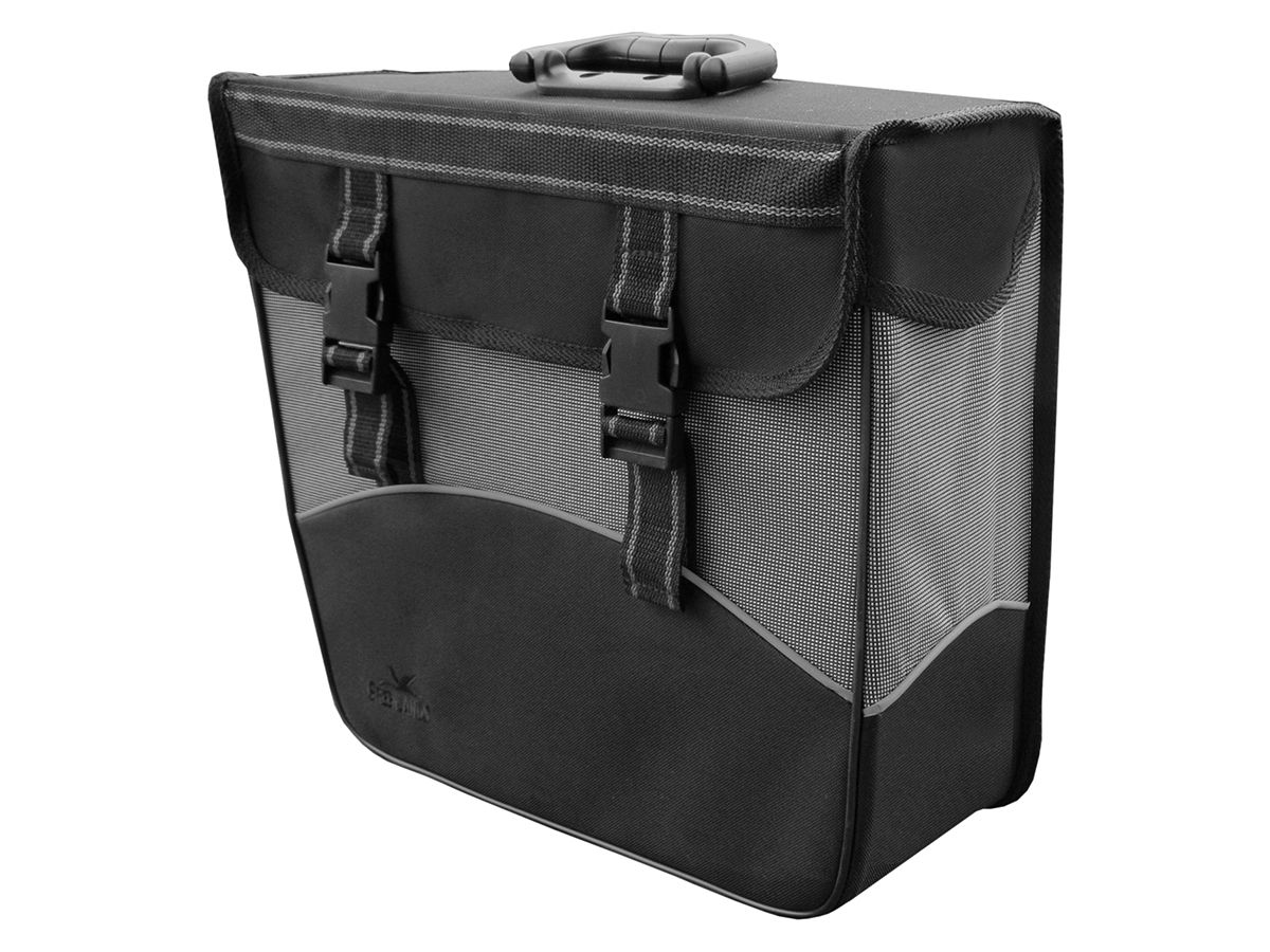 Greenlands PACKTASCHE weiße einzelne linke Gepäckträgertasche