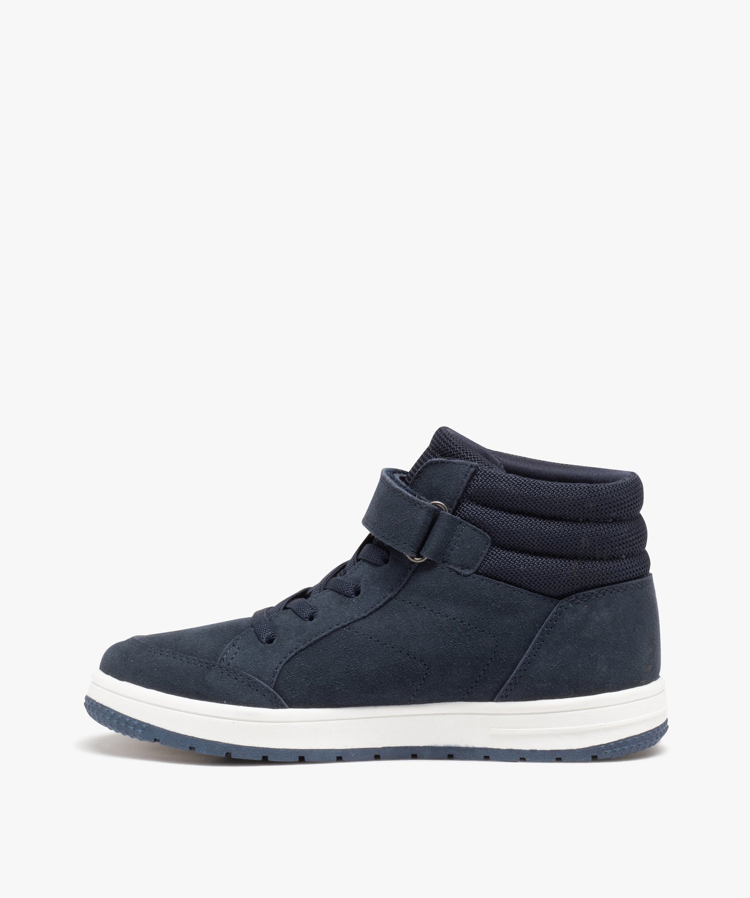 Basket mid-cut fermeture scratch Garçon marine | GEMO