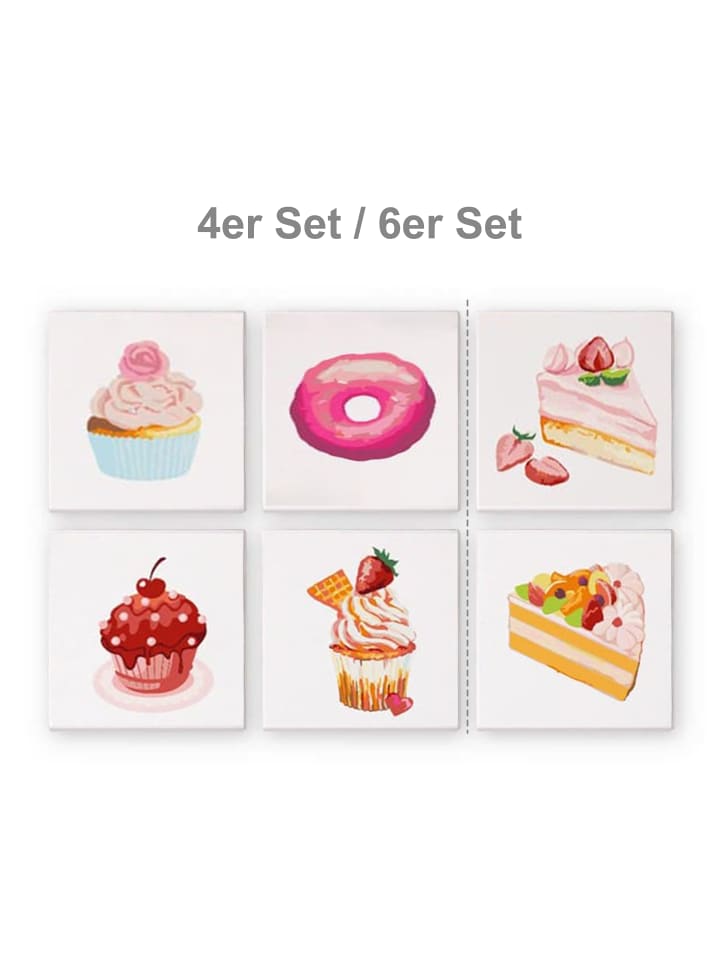 ARTNANAS Mini Malen nach Zahlen 4er/6er Set-