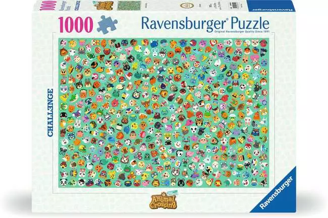 Puzzle 1000 Teile - Challenge Animal Crossing