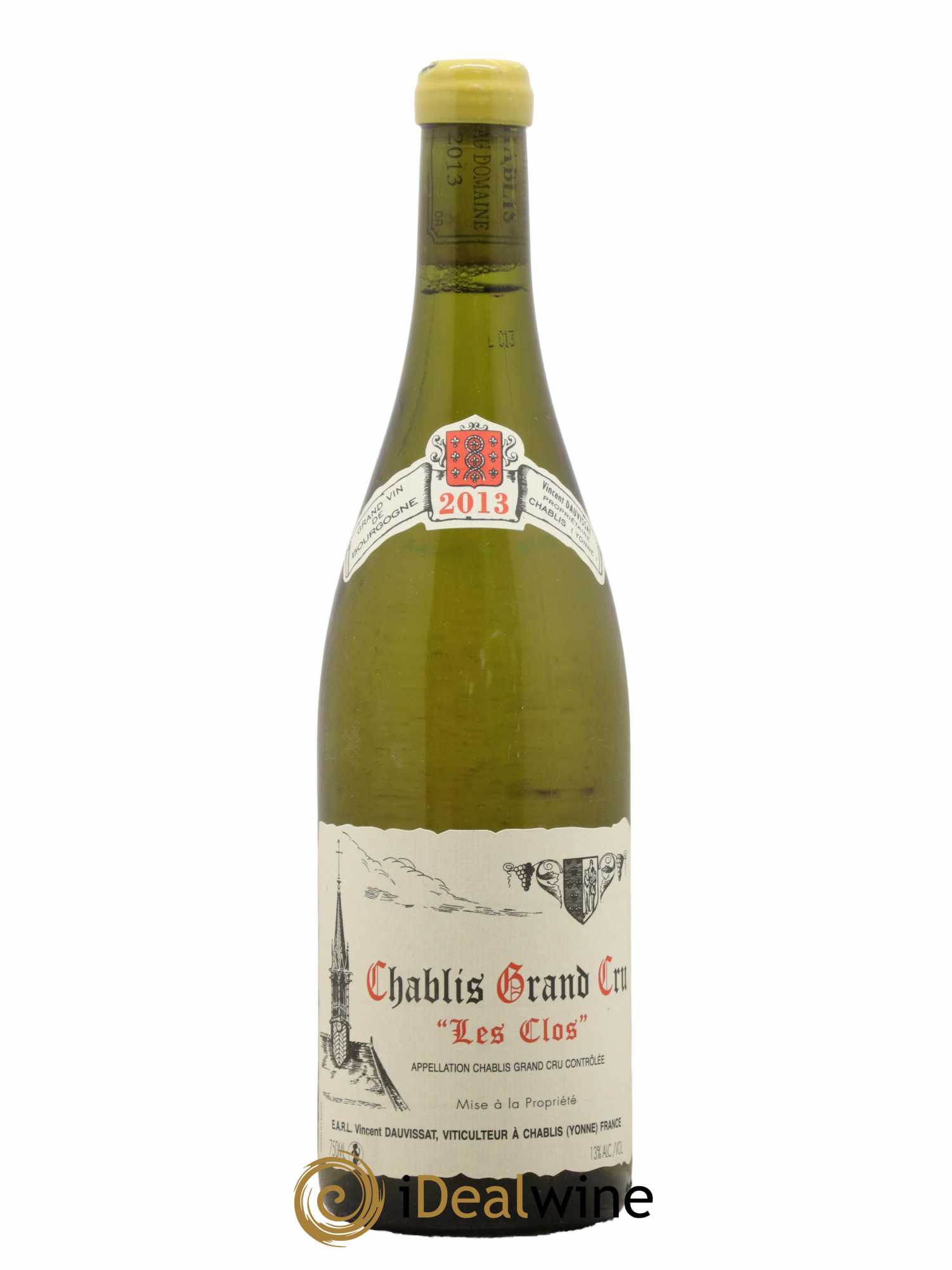 Chablis Grand Cru Les Clos Vincent Dauvissat (Domaine)  2013 - Lot de 1 Bouteille
