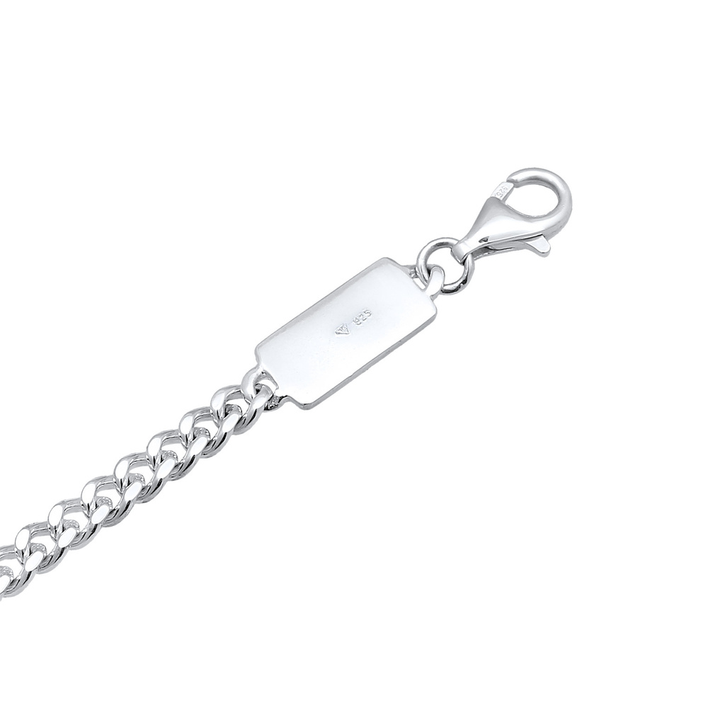 KUZZOI KUZZOI Bracelet Hommes tendance Massif avec perles de coquillage en argent sterli Bracelet