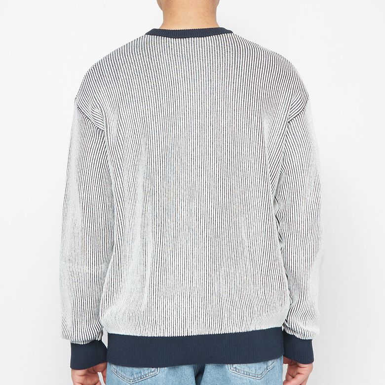 Lacoste Stripe Sweater blau