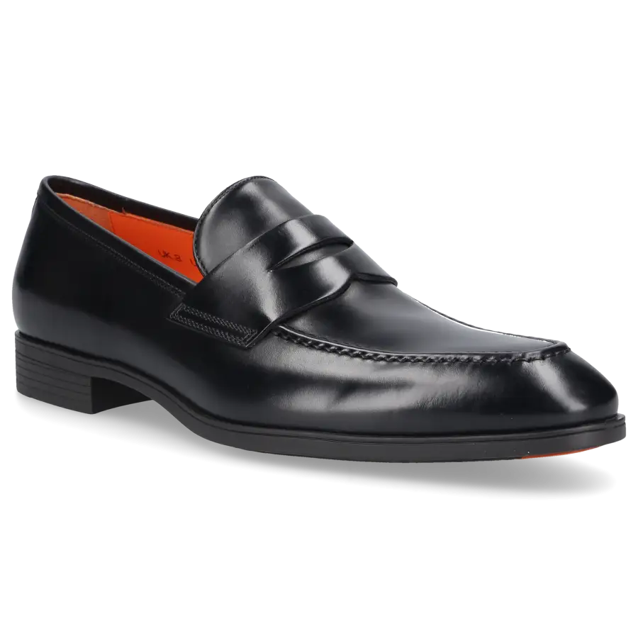 Santoni - Loafer 14944 Kalbsleder - schwarz