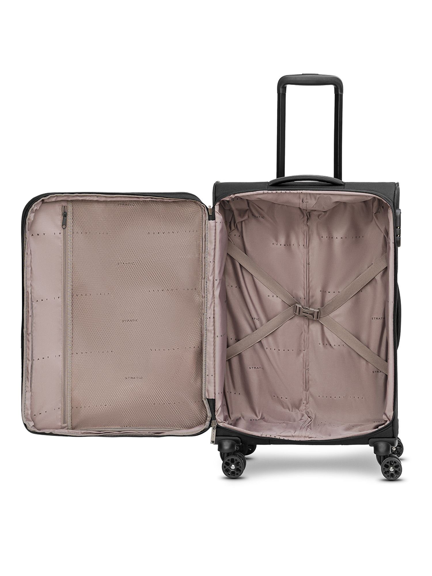 Stratic Trolleyset taska, 4 Rollen, (3-teilig, 3 tlg), Polyester