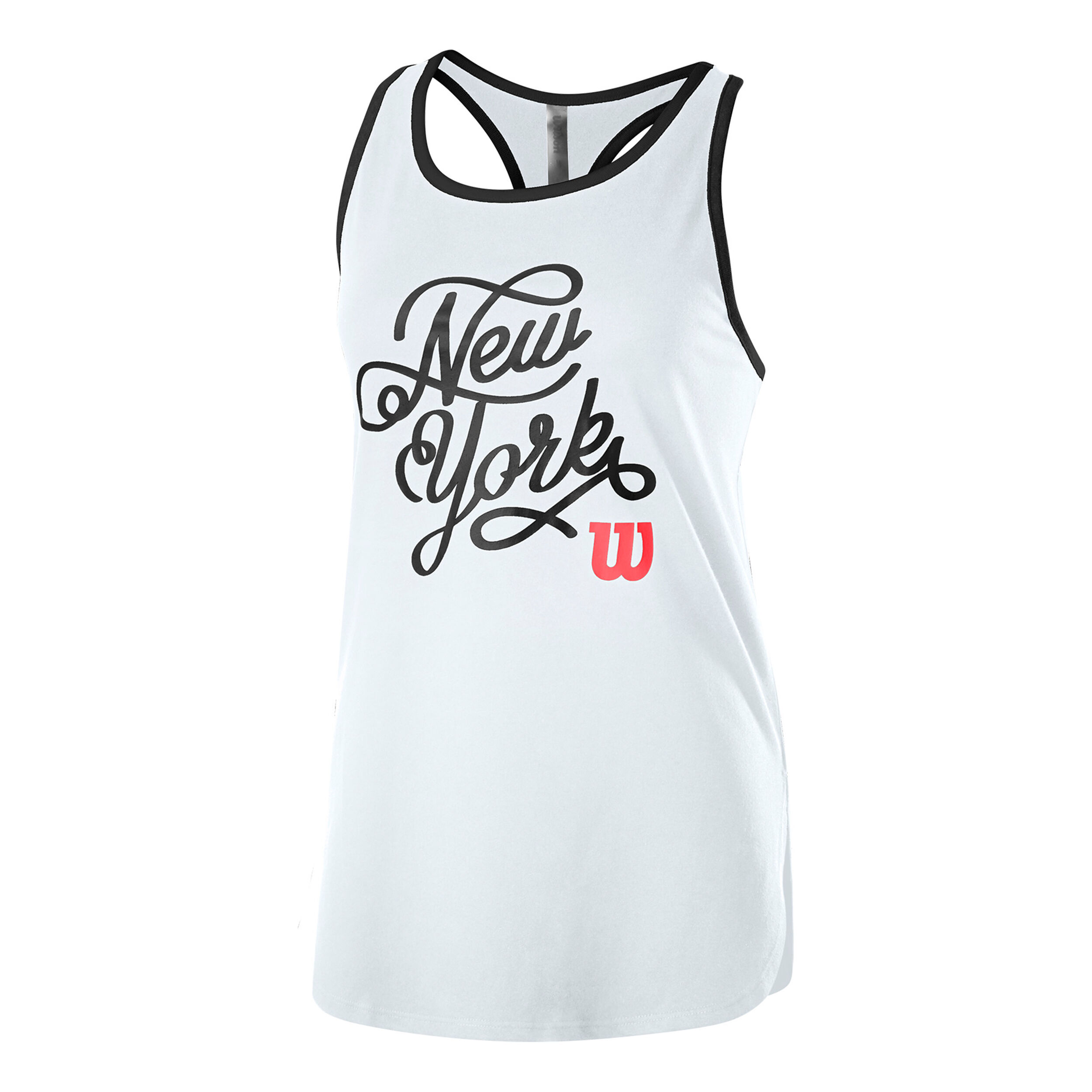 NYC Calligra Tech Tank-Top Damen - Weiß, Schwarz