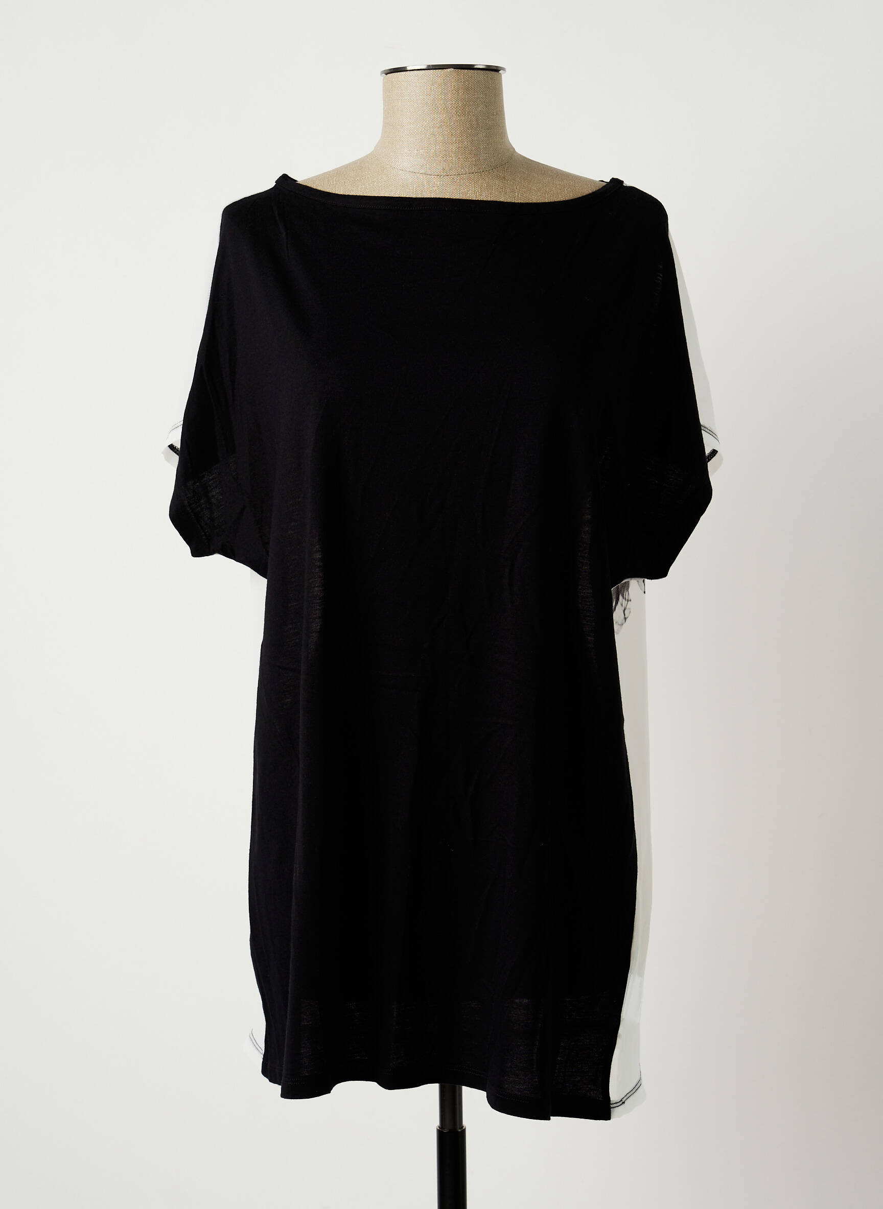 Sisley Tuniquemanchecourte Femme couleur noir