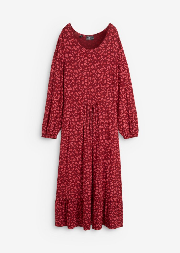 Midi-Jersey-Kleid