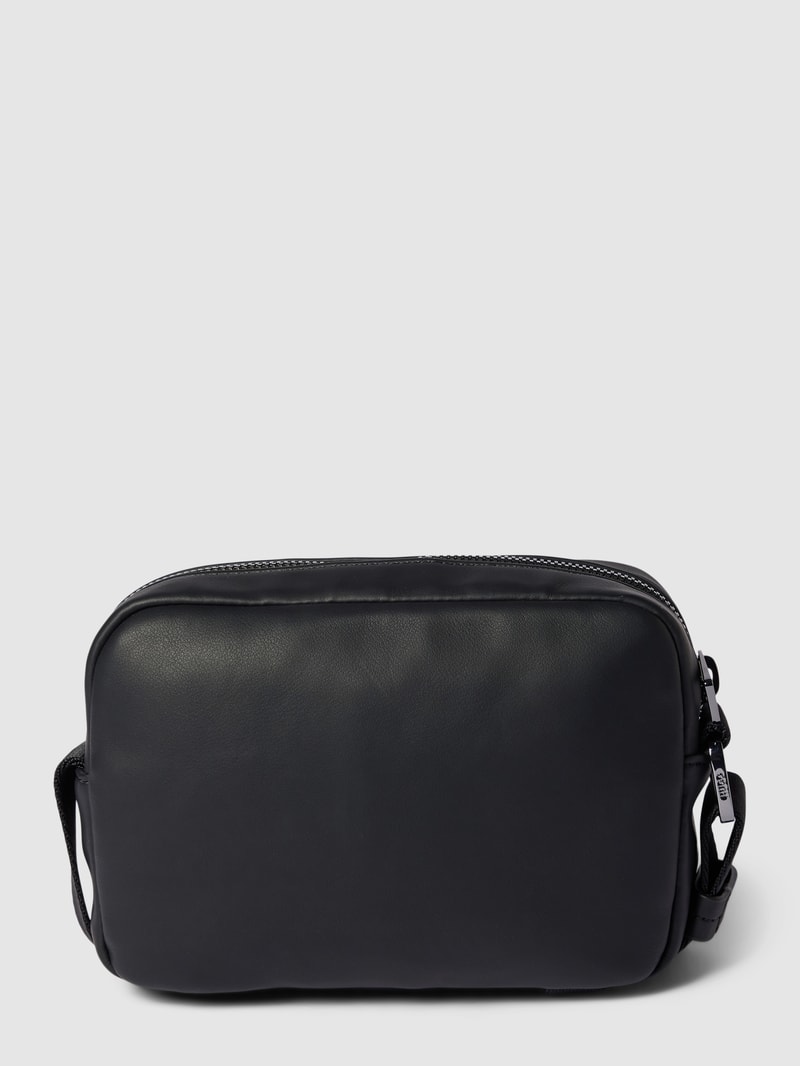 Crossbody Bag mit Label-Detail Modell 'Elliott' in schwarz