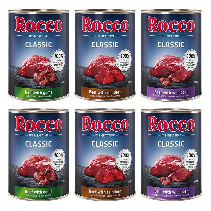 Probierpaket Rocco Classic 6 x 400 g