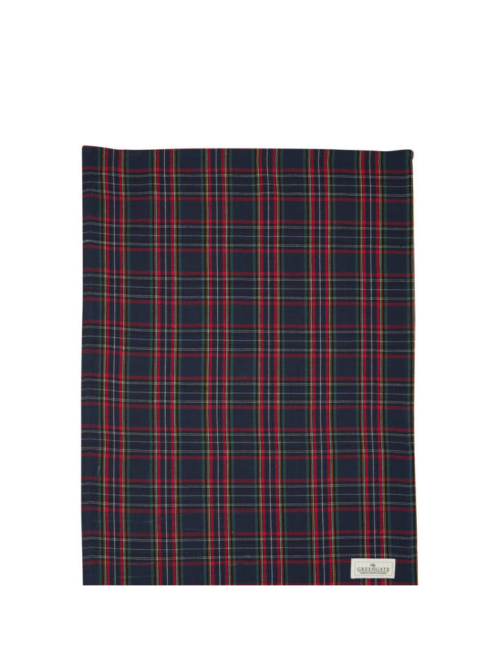 Greengate Geschirrtuch Dagmar Check Dark Blue in blau günstig kaufen onesize