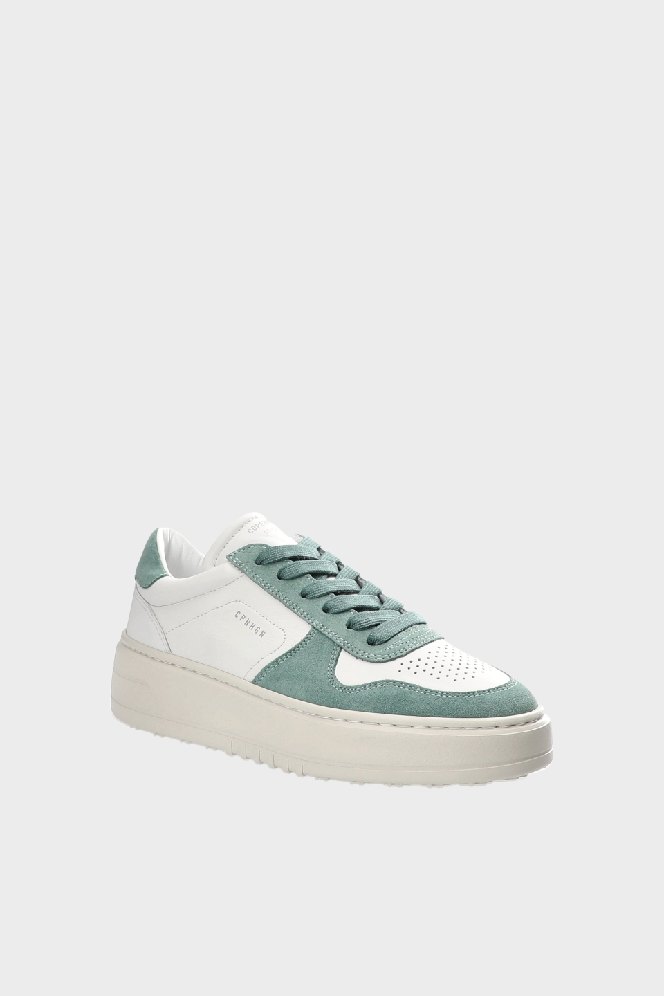 CPH77 leather mix white/sage