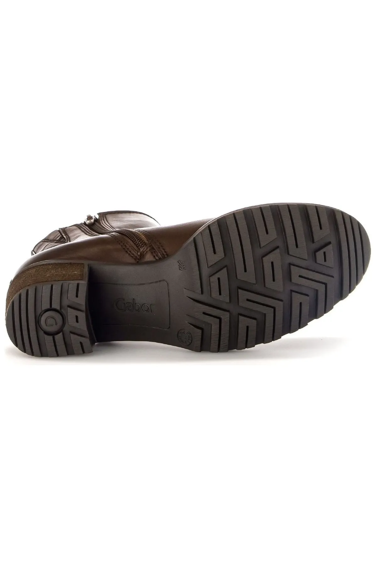 GABOR  Stiefelette - Braun - Blockabsatz