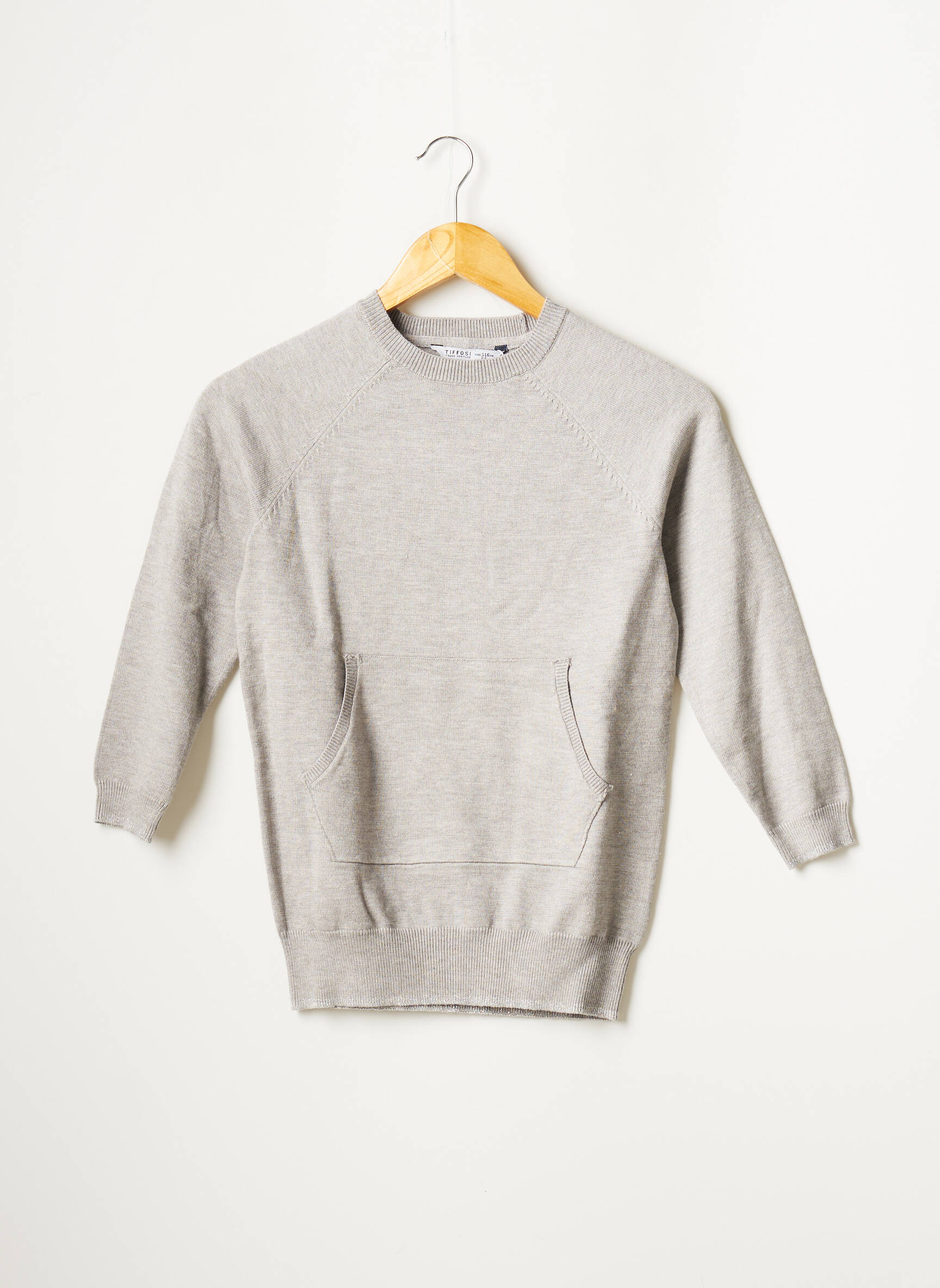 Tiffosi Pulls Fille couleur gris