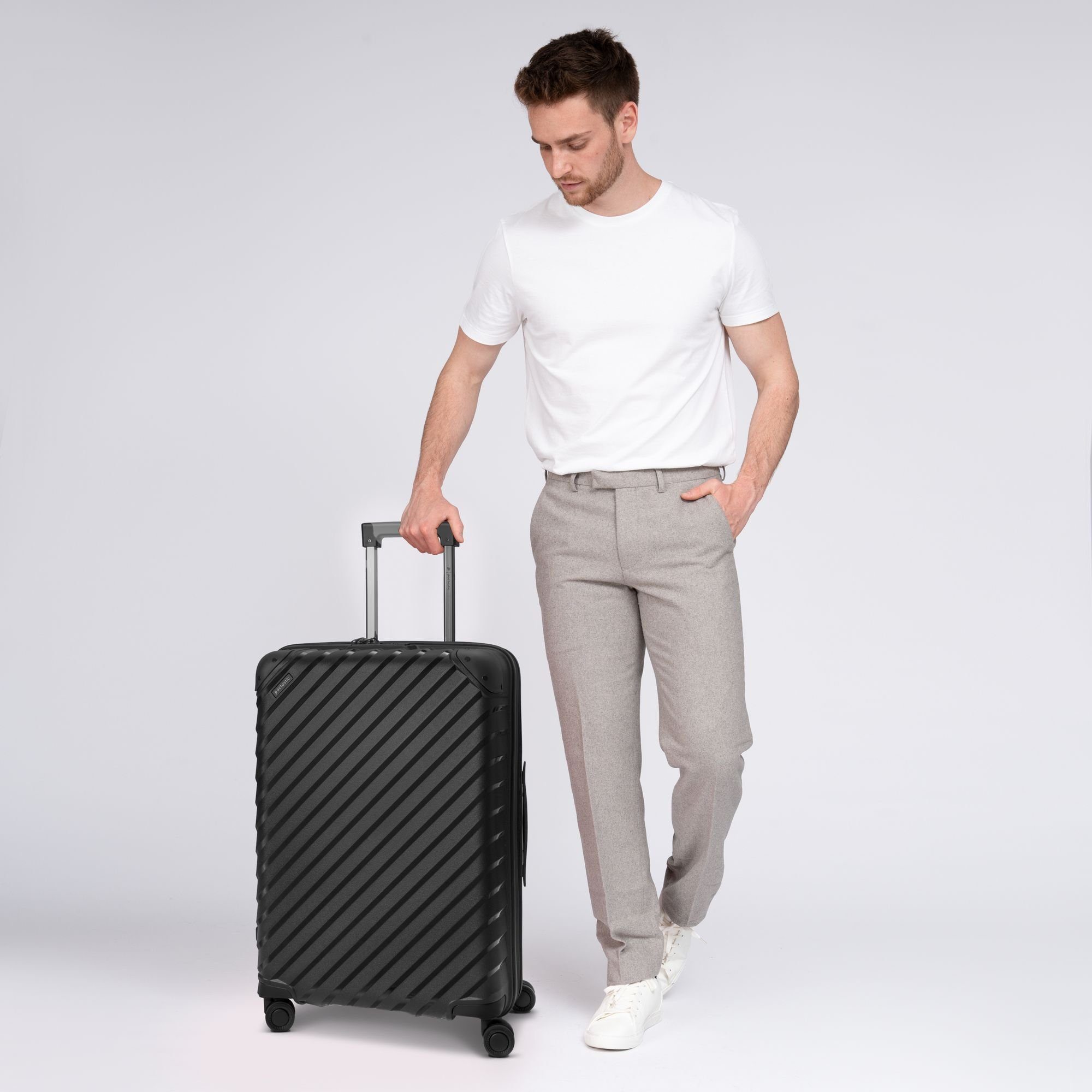 Pactastic Hartschalen-Trolley Collection 03, 4 Rollen, Polypropylen