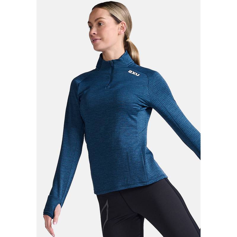 2XU Ignition 1/4 Zip Funktionsshirt Damen