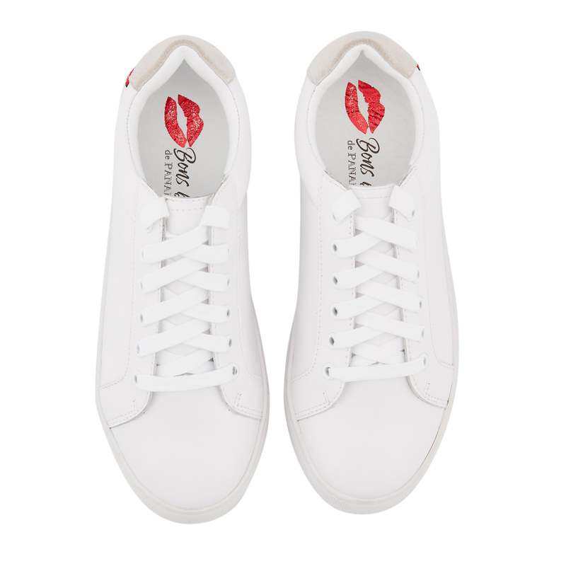 Baskets en cuir Simone legende blanc