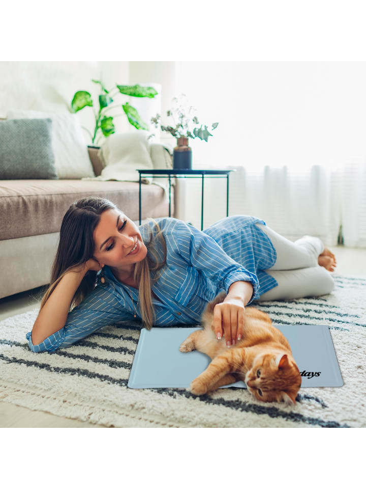 relaxdays Kühlmatte Hund in Grau - (B)40 x (T)50 cm günstig kaufen onesize