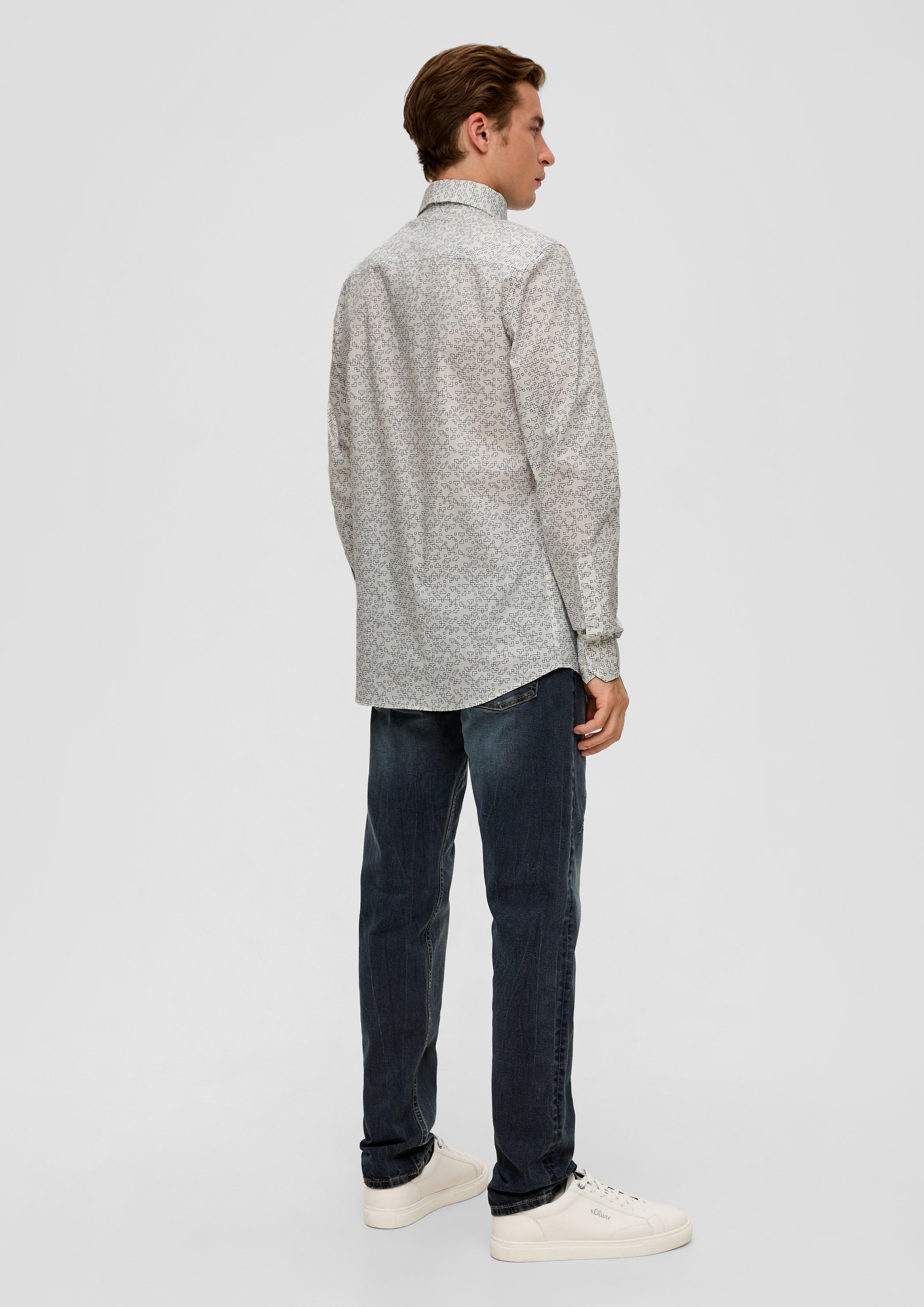 Slim: Hemd aus Baumwollstretch  2133492-01A1