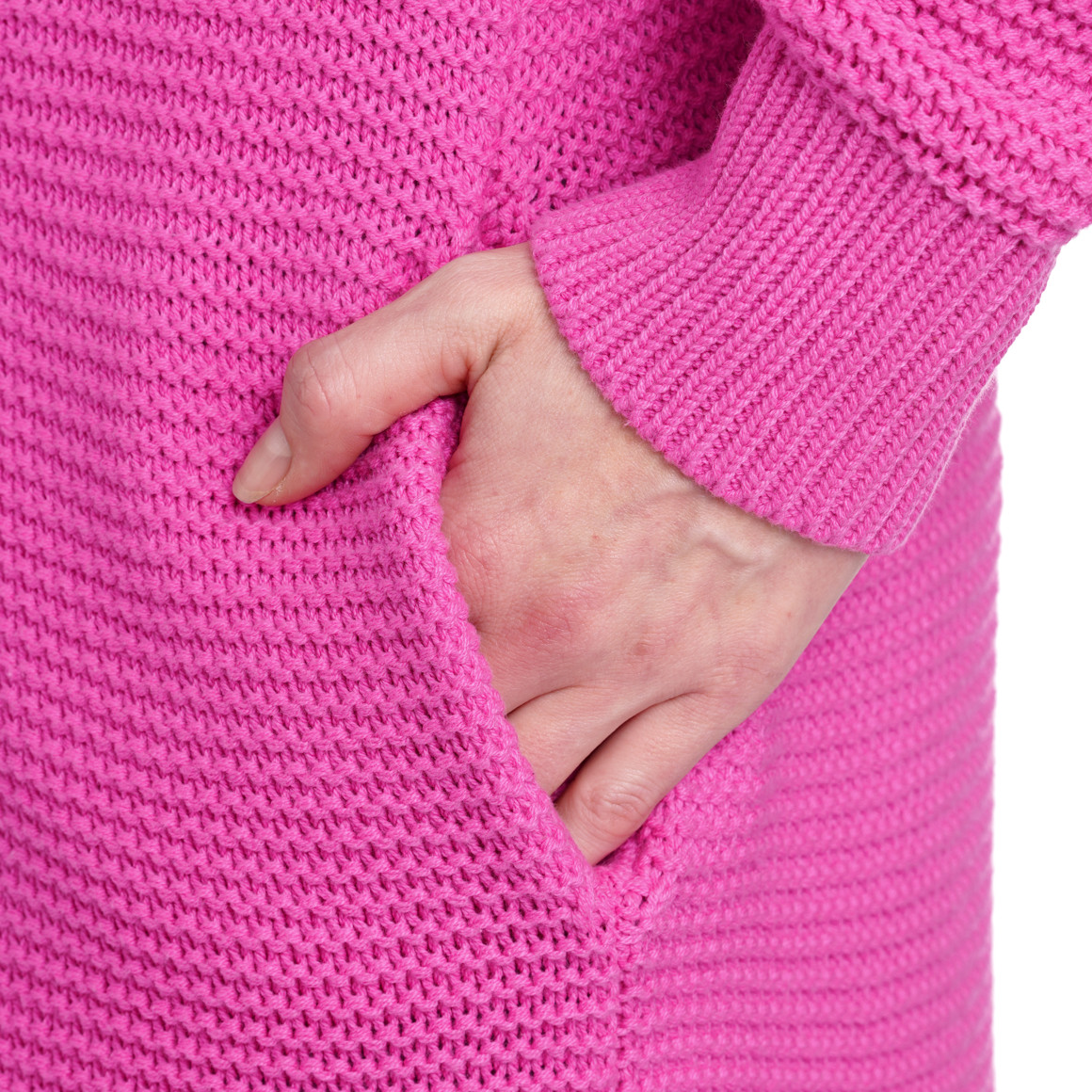Damen Strickjacke mit Kapuze