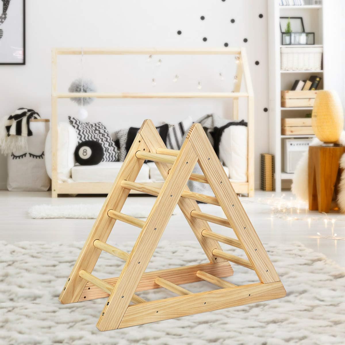Costway Kletterdreieck aus Holz