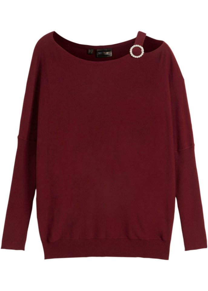 Pullover mit Perlendetail