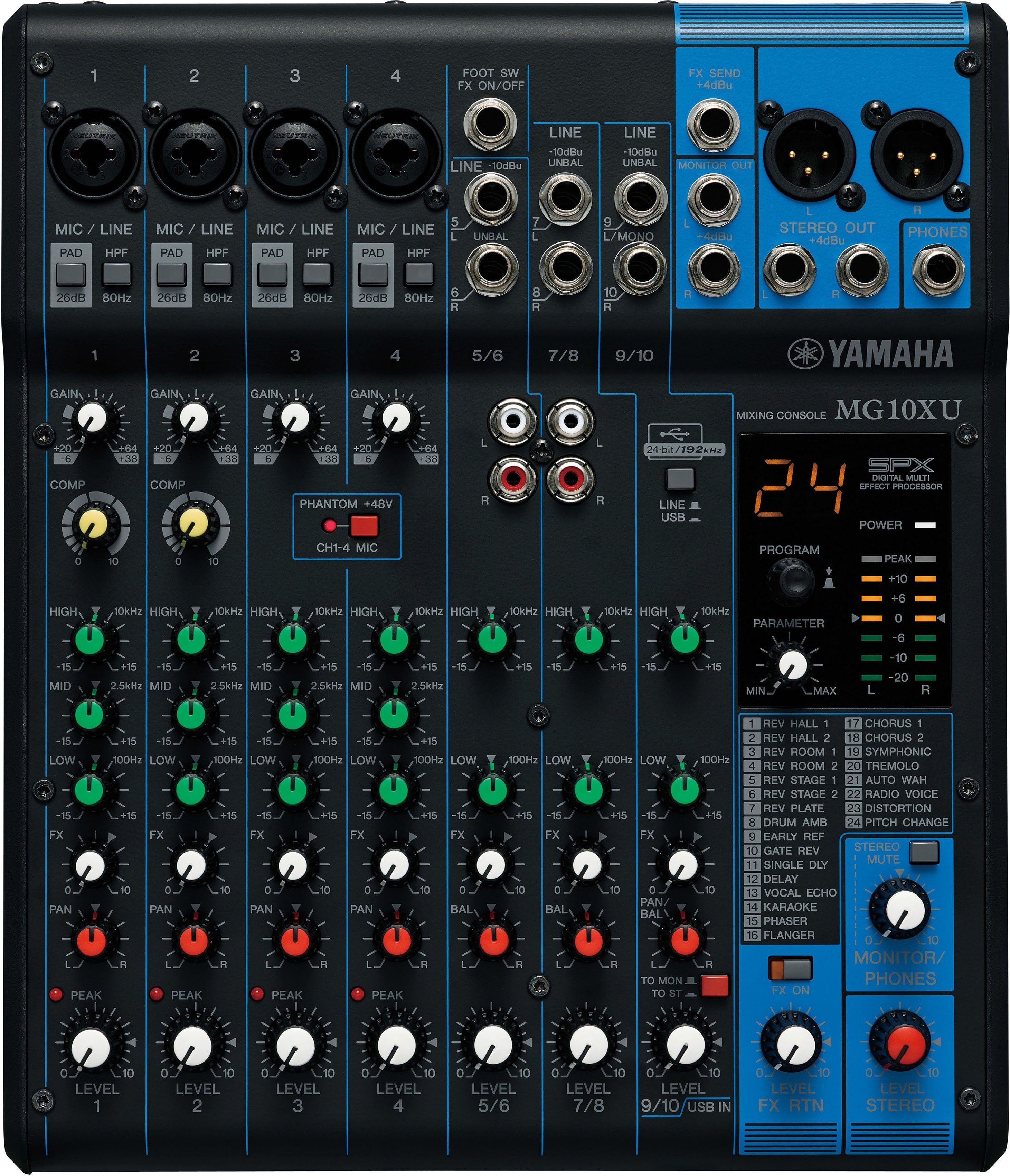 Yamaha Mischpult Mixing Console MG10XU