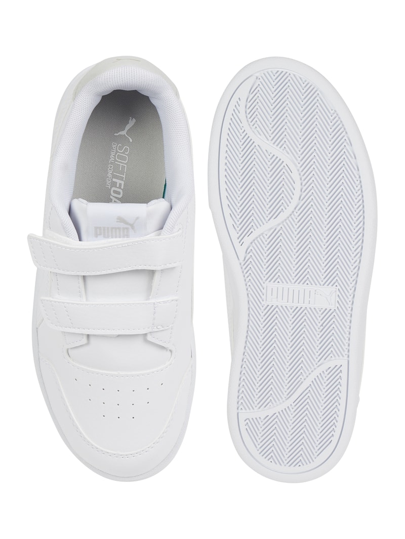Sneaker mit Klettverschluss Modell 'SHUFFLE' in weiß