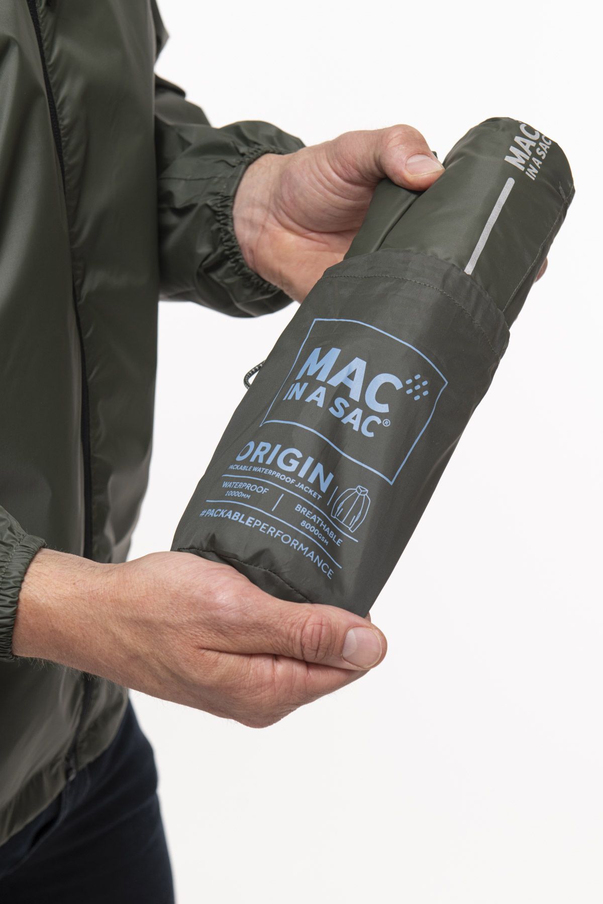 Mac in a Sac Khaki Unisex Regenjacke