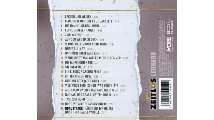 Zeitlos - Leonard