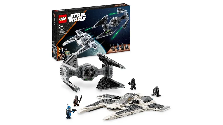 LEGO Star Wars 75348 Mandalorianischer Fang Fighter vs. TIE Interceptor