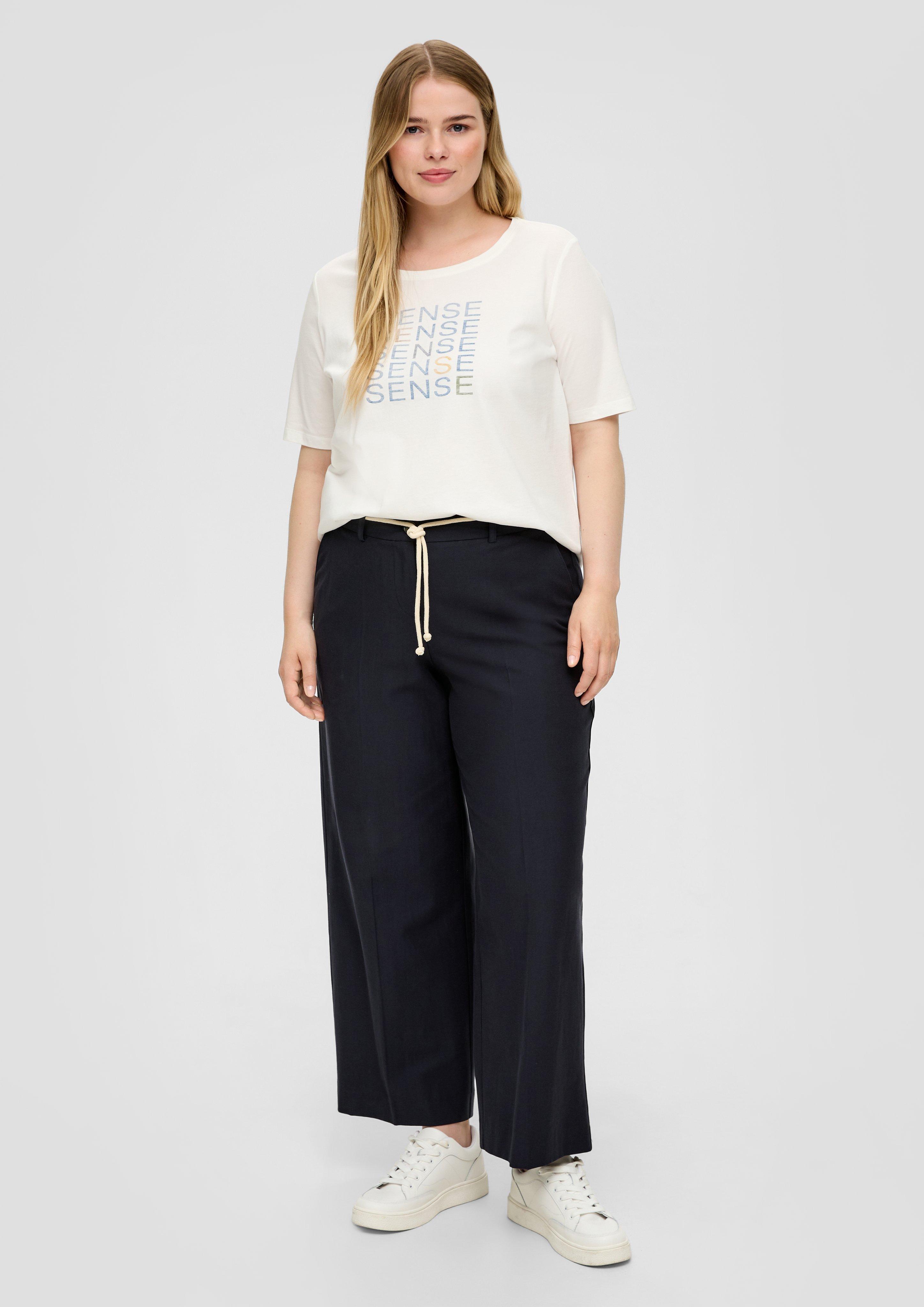 Regular: Twill-Hose aus Viskosemix  2136820-5959