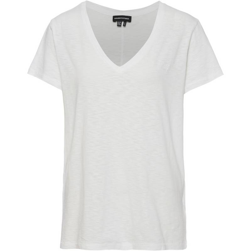 Superdry Studios Slub V-Shirt Damen