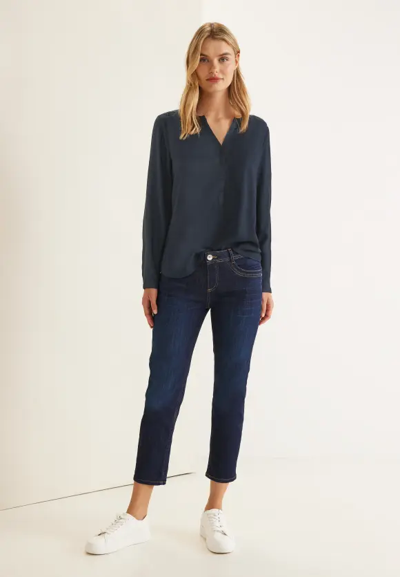 Street One Bluse in Unifarbe