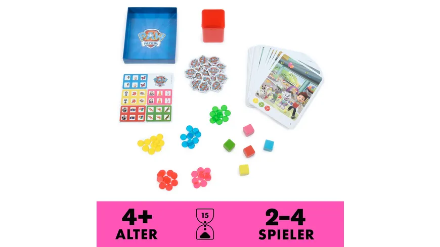 Spin Master Games Paw Patrol - Finders Seekers, das schnelle Suchspiel für aufgeweckte Fellfreunde, 2-4 Spieler