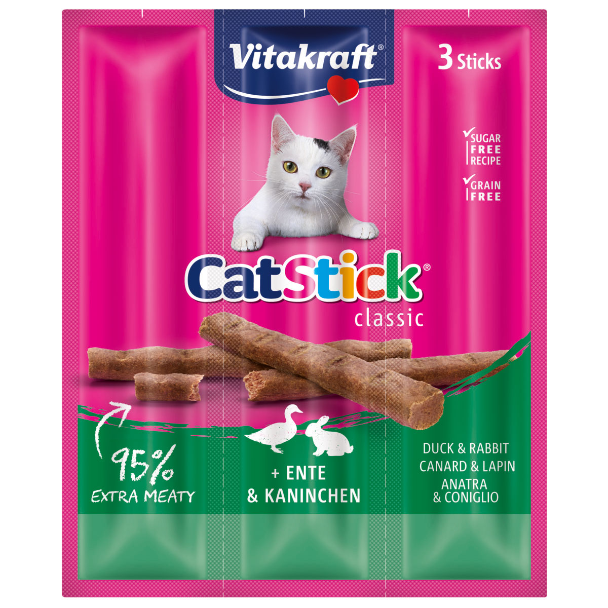 Vitakraft Cat-Stick mini Ente & Kaninchen kaufen
