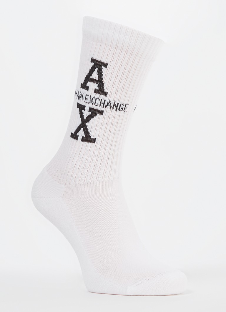 Armani Exchange sporta zeķes ar logotipu