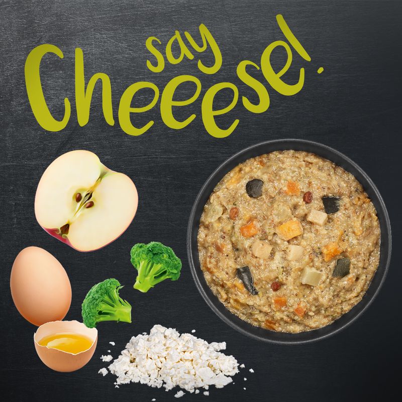 Greenwoods Veggie mit körnigem Frischkäse, Ei, Apfel und Brokkoli