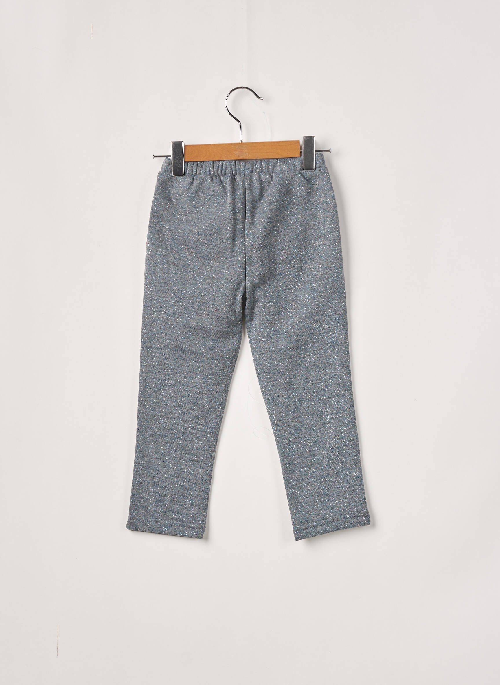 3 Pommes Pantalons Slim Fille couleur gris