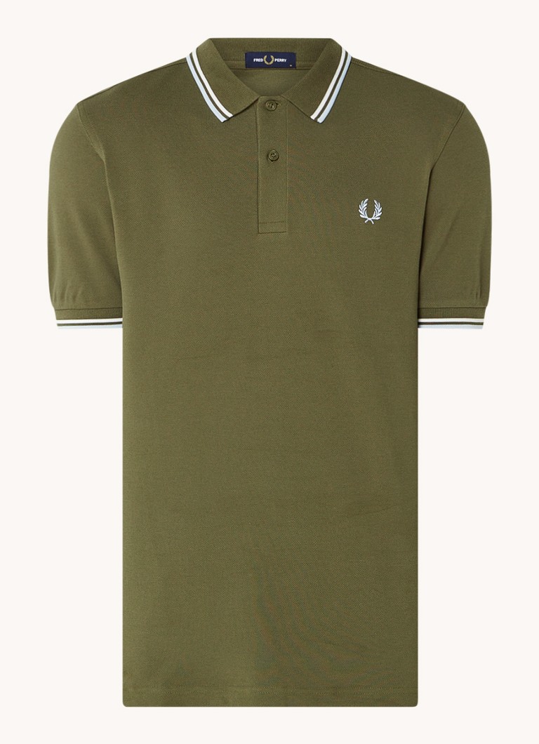 Πόλο μπλουζάκι Fred Perry Regular Fit από βαμβακερό πικέ με κέντημα λογότυπου