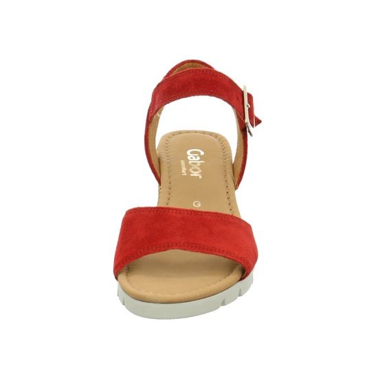 GABOR Komfort Sandalen rot