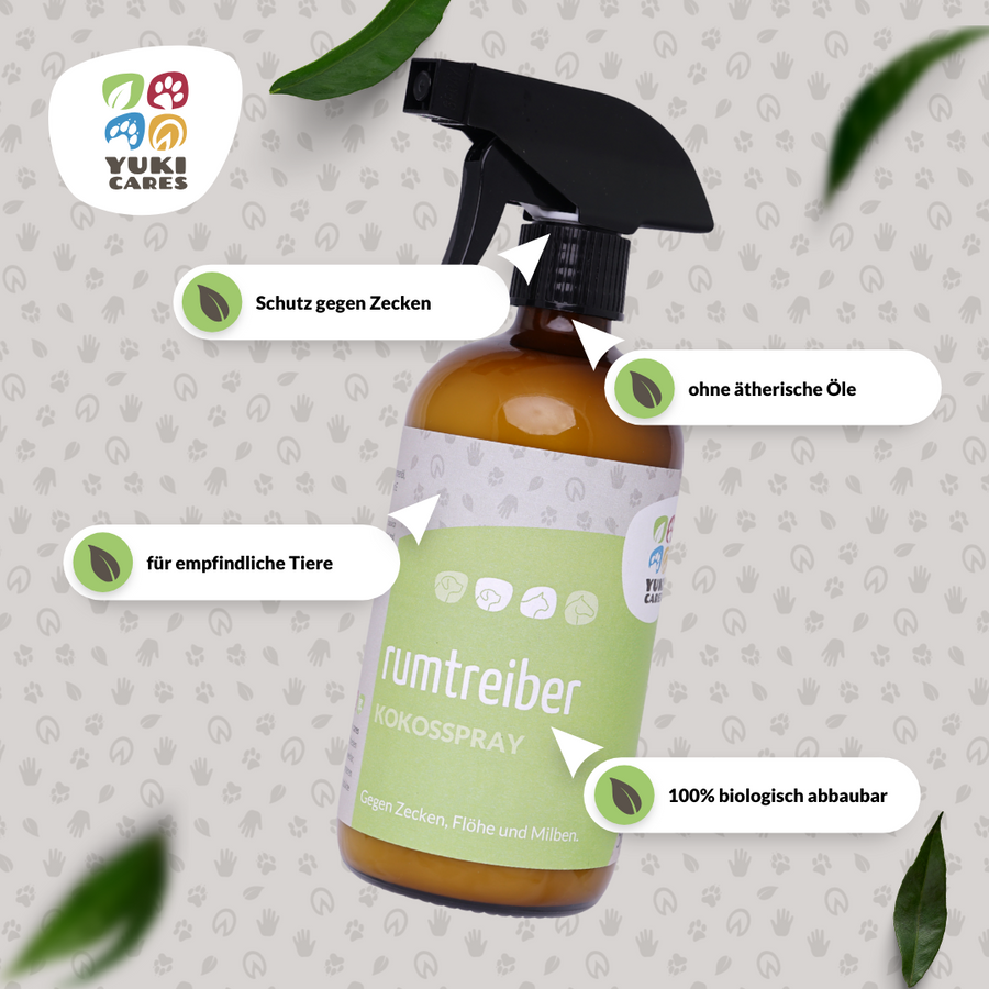Yuki Cares Floh- & Zeckenmittel Yuki Cares Anti Zecken Spray für Katzen