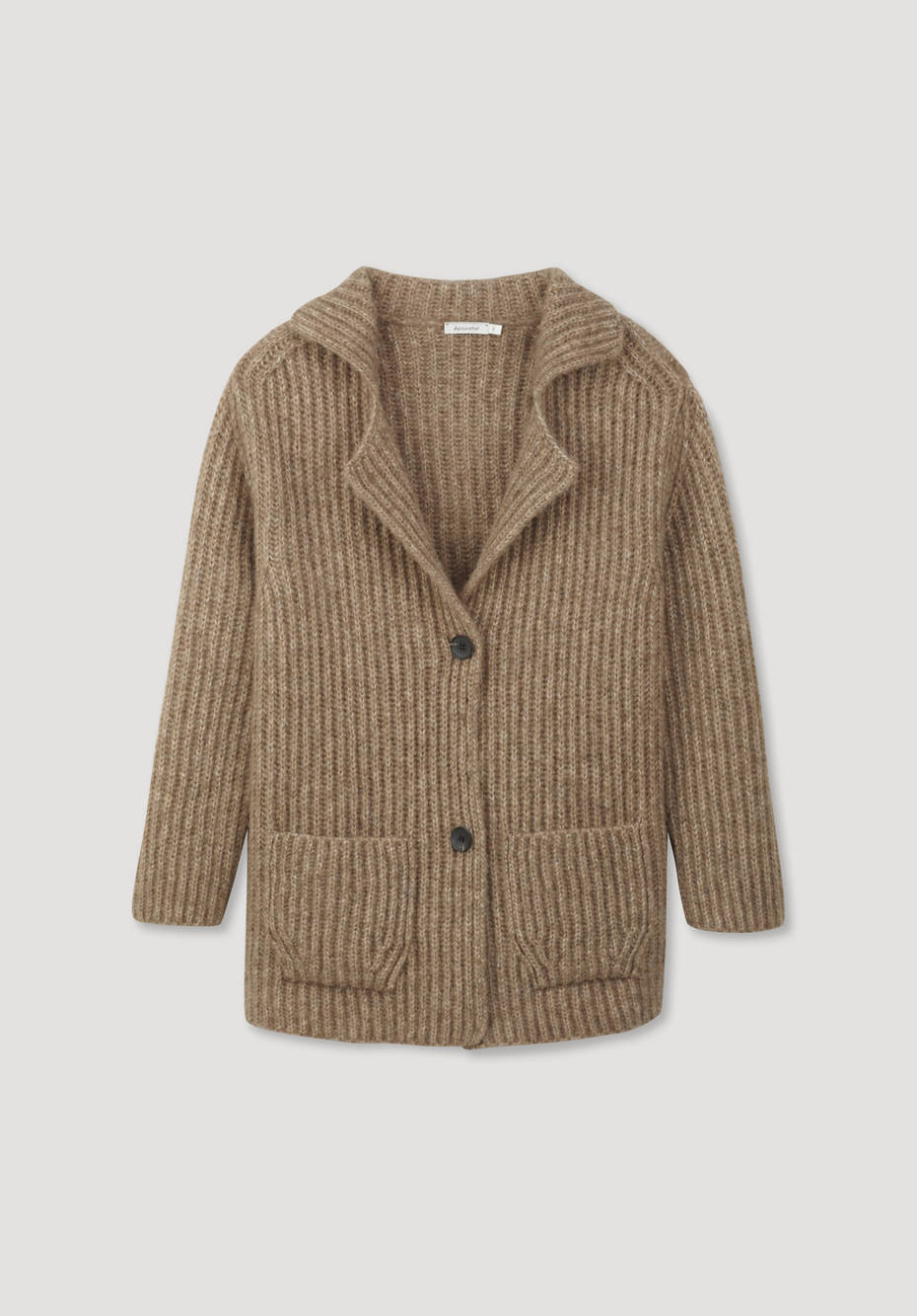 Strickjacke aus Alpaka mit Bio-Baumwolle