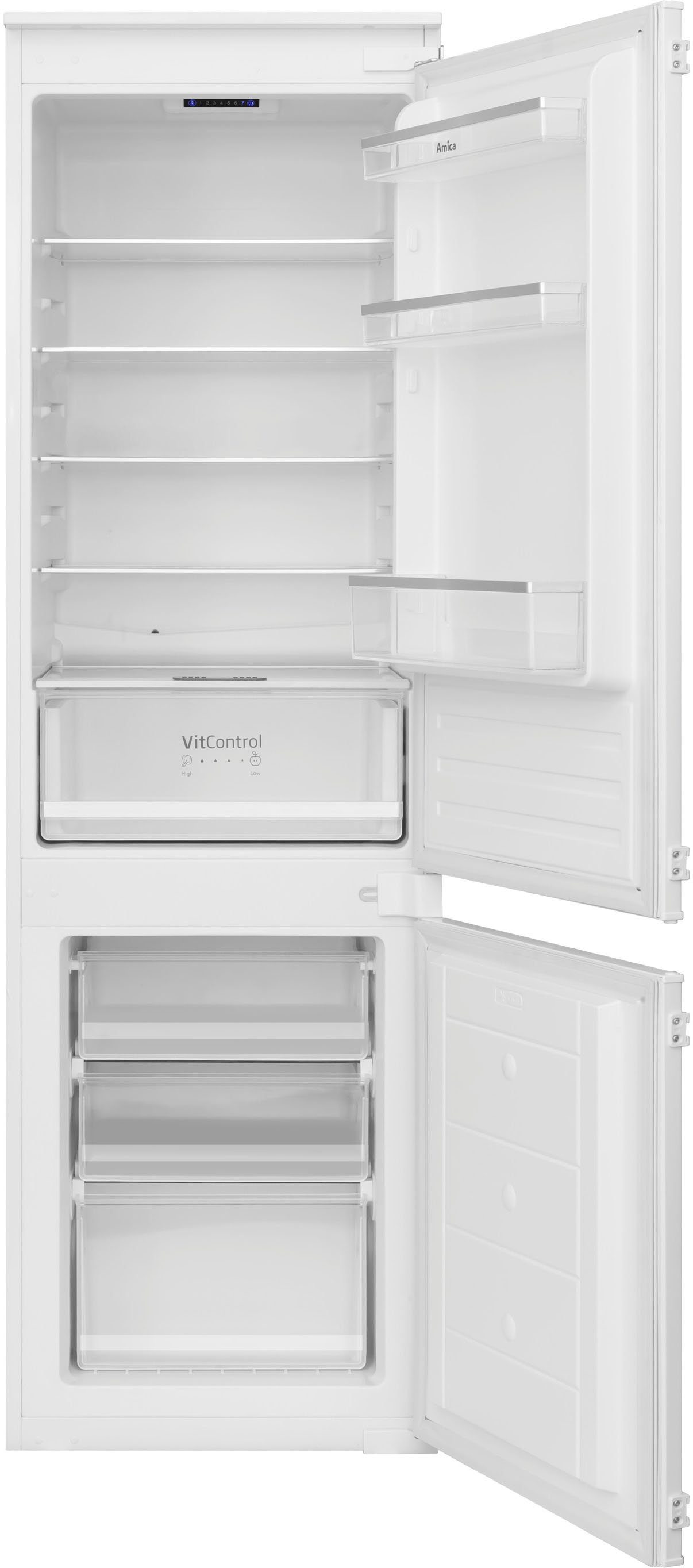 Amica Einbaukühlgefrierkombination EKGCS 387 900, 177,6 cm hoch, 54 cm breit