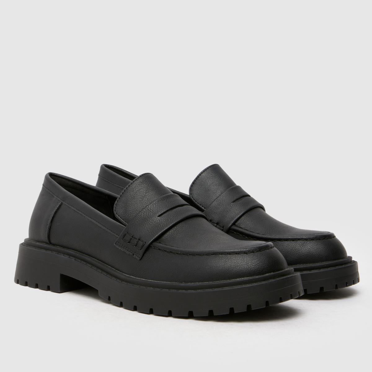 Schuh fekete Lainey mokaszin lányka ifjúsági cipő
