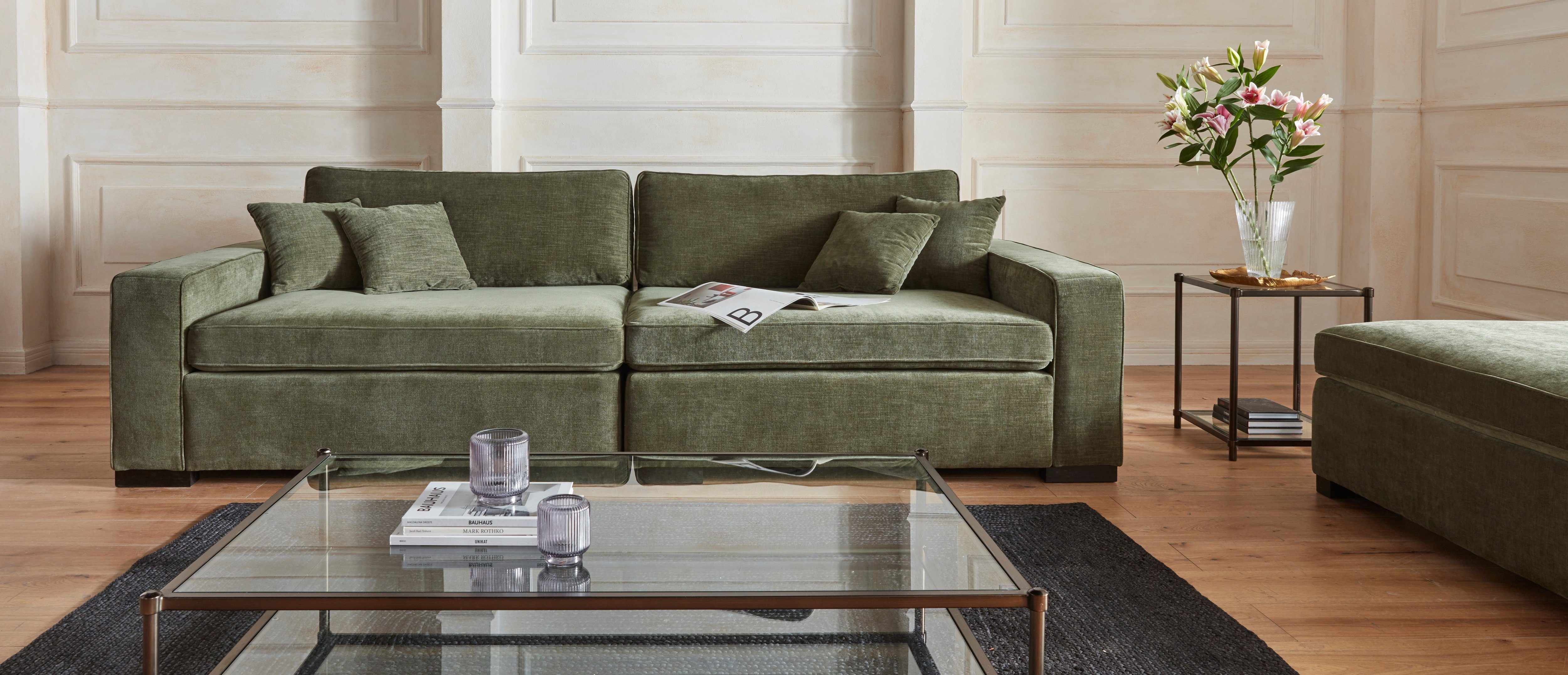 GMK Collection Couchtisch Lieke, 0,6cm starke Glastischplatte, Tischbeine aus Metall, Mit 1 Ablageboden