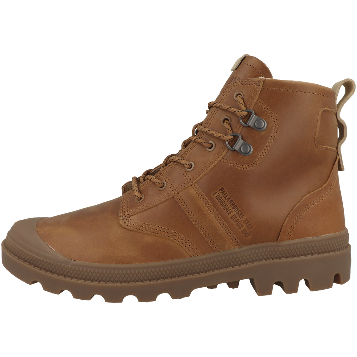 Palladium Pallabrousse Tactical Leather Schnürboots braun