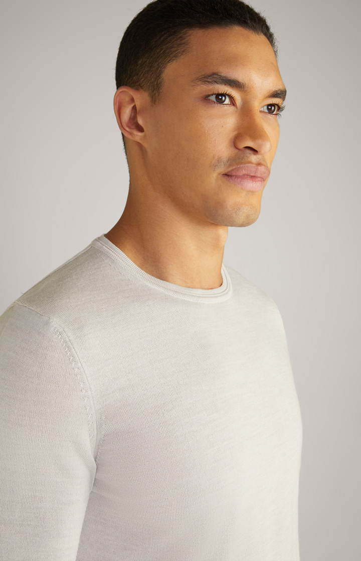 Merinowoll-Pullover Denny in Beige