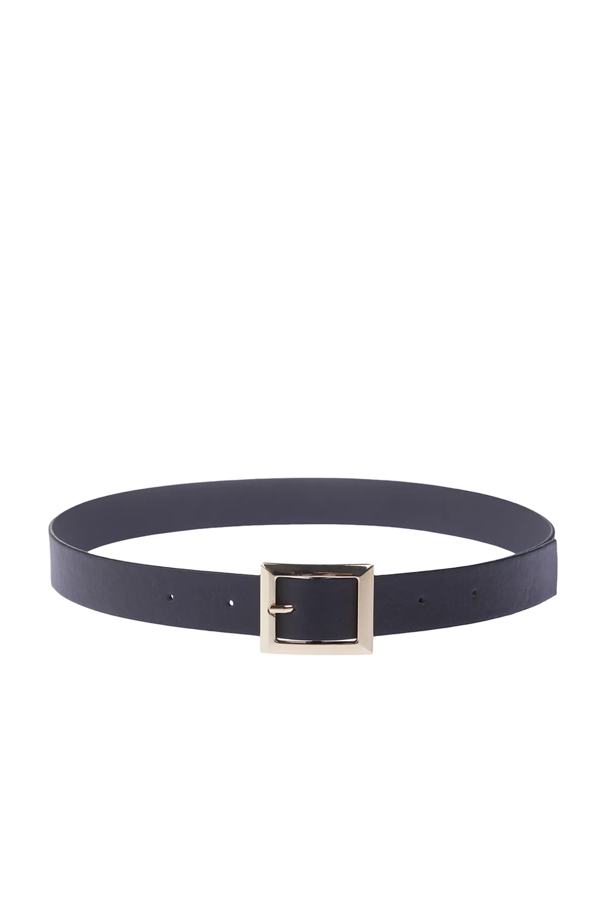 Trendyol Collection  Schwarz-Brauner 2er-Pack Damengürtel mit Schnalle TWOSS24KE00001