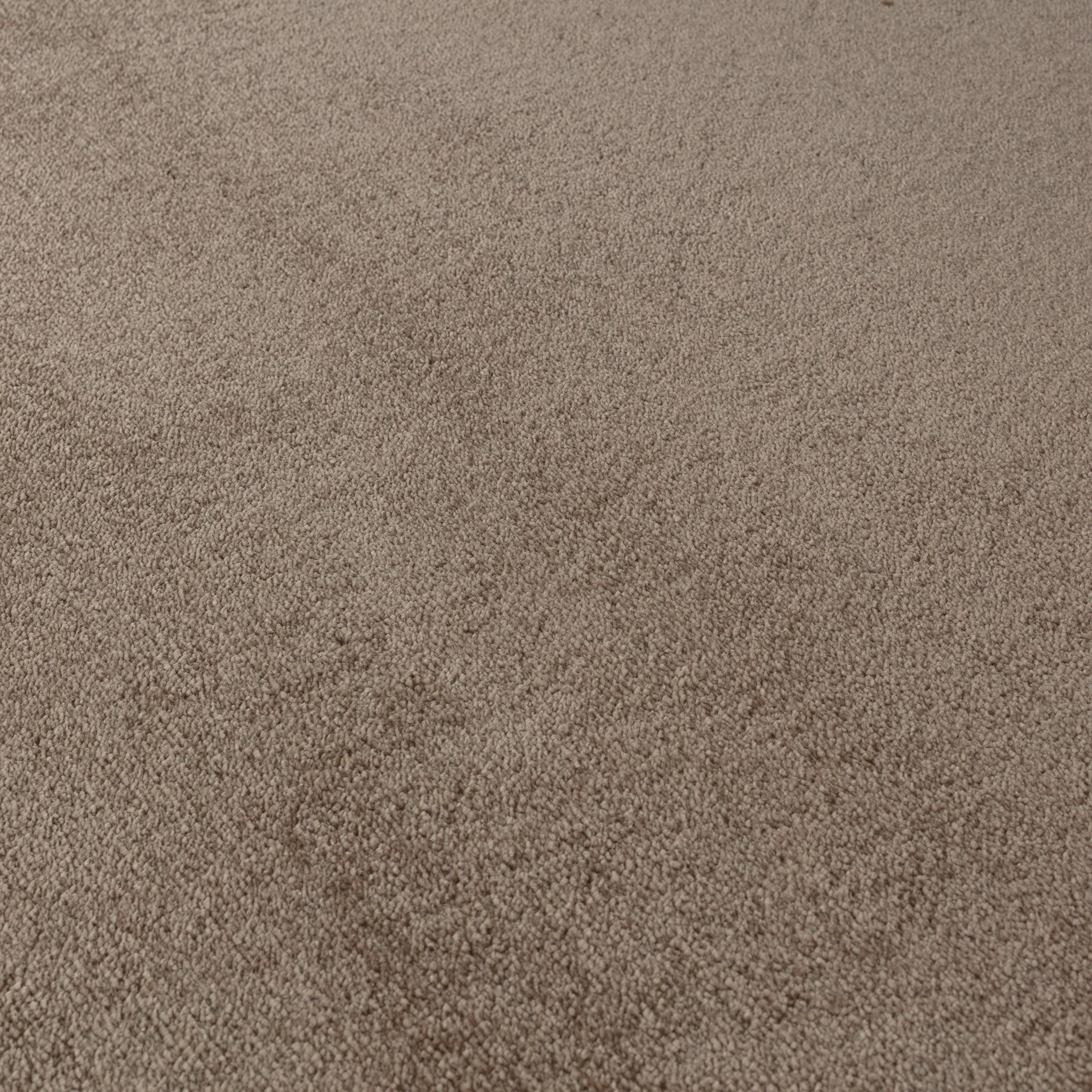Teppich Kurzflor-Webteppich GRANADA 4800, uni Soft Touch, my home, rechteckig, Höhe: 20 mm, leichter Glanz, auch in rund, Wohnzimmer, Schlafzimmer, Kinderzimmer